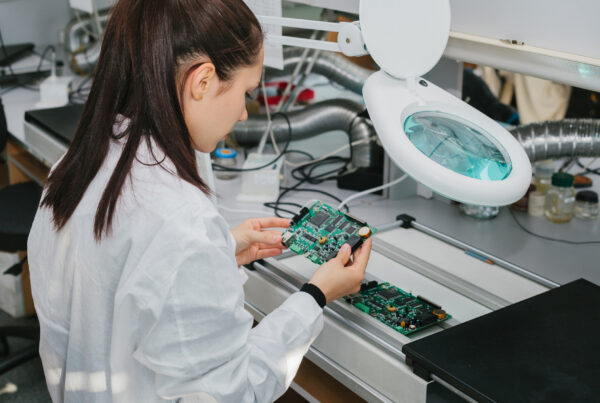 Electronic manufacturing. PCB inspection.